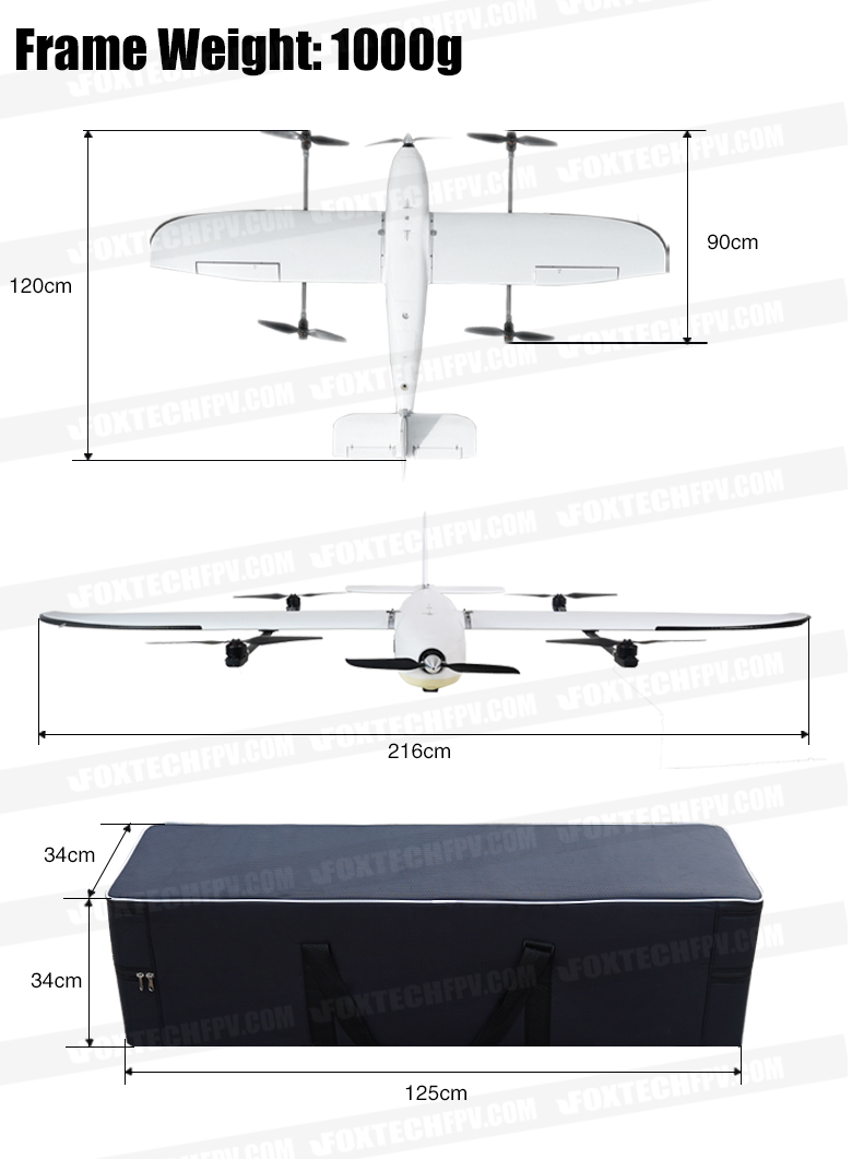 foxtech loong 2160 vtol