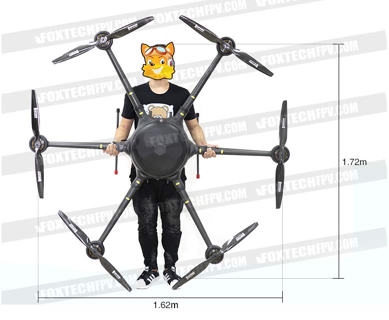 RHEA 160 Hexacopter for surveillance, inspection,survey ...